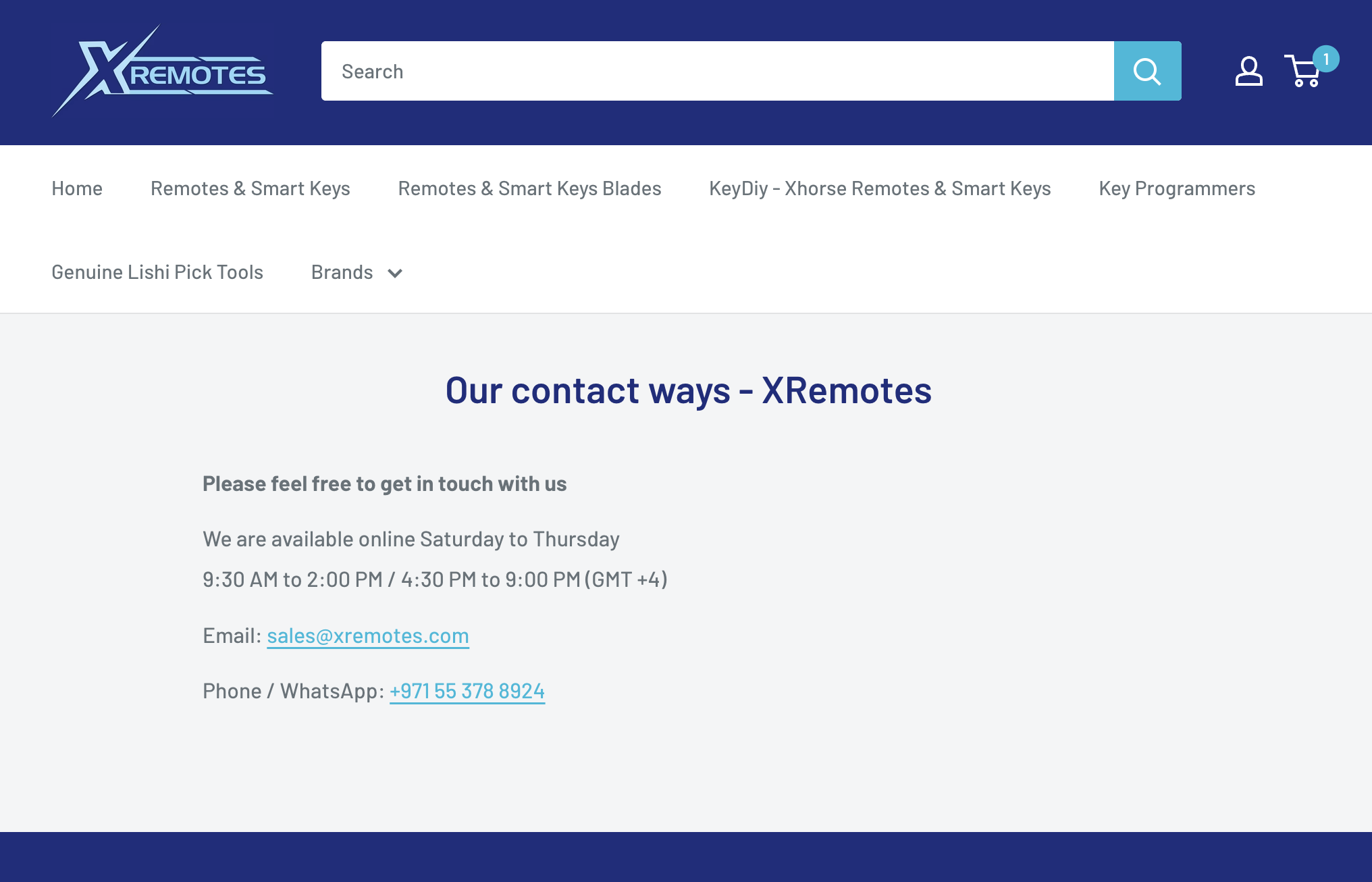xremotes trust and product information section